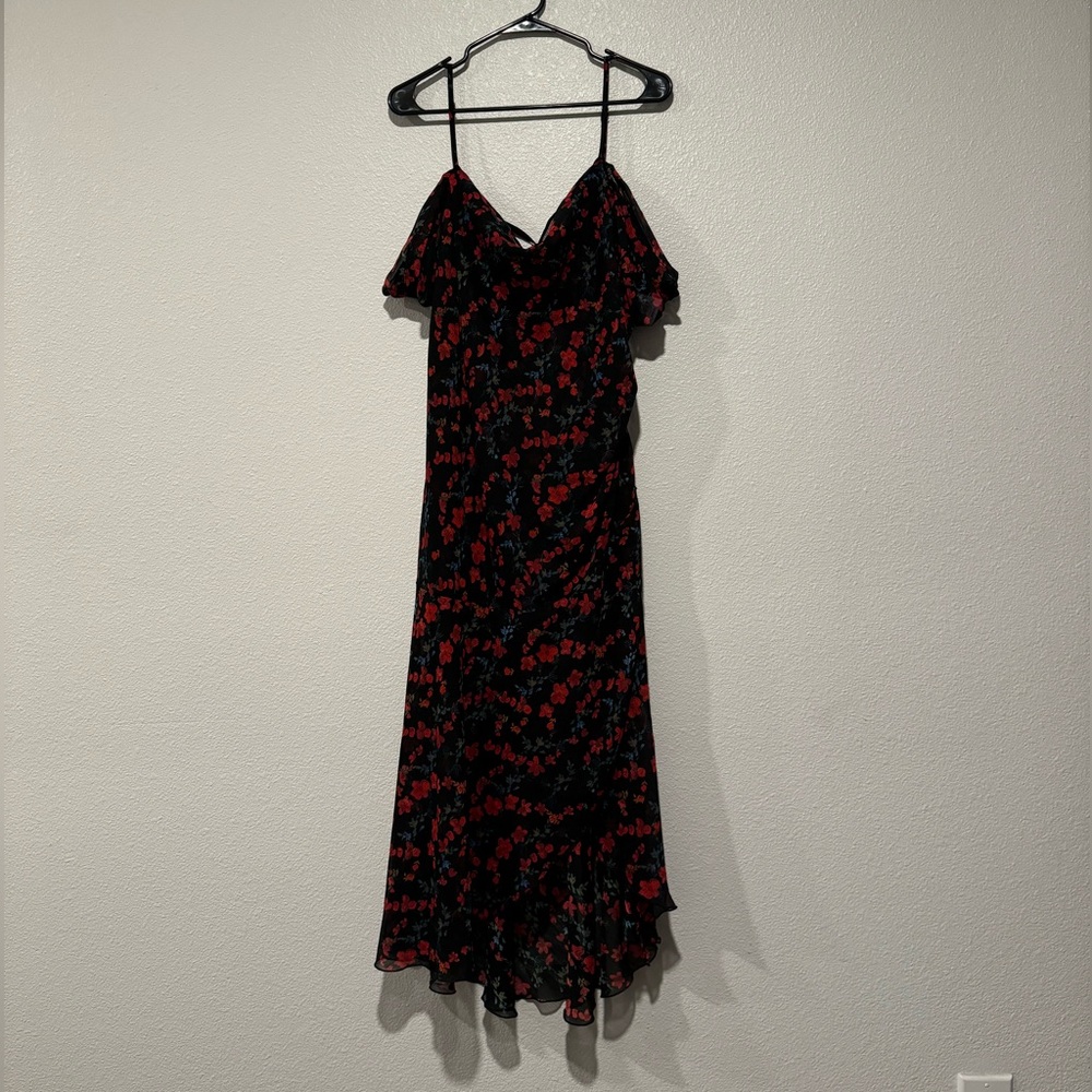 New Without Tags Red Peek A Boo Shoulder Dress -  XL